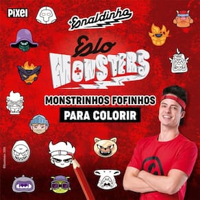 Elo Monsters: Monstrinhos fofinhos para colorir