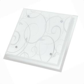 Plafon Taschibra Angra 32cm Quadrado E27 Bivolt