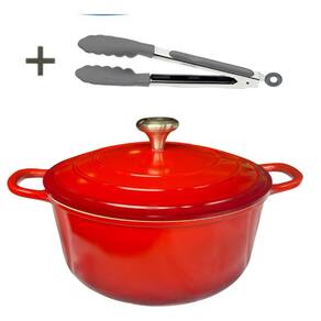 Panela Caçarola Vermelha Cerâmica 28cm 7,0litros 4mm Chef Florença