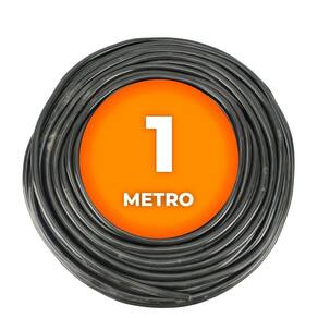 Cabo Pp Preto 4 Vias (4 X 1,5mm) 100% Cobre 1 Metro