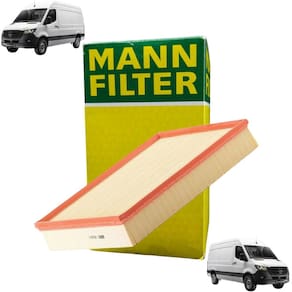 C 4312/1 - Filtro De Ar - Sprinter Chassi 2011 A 2024 / Sprinter Furgão 2011 A 2024 / Sprinter Van 2012 A 2024 - Mann Filter
