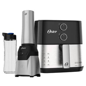 Kit Blender Power Inox e Fritadeira Inox Compact 4,6L Oster
