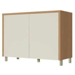 Balcão de Cozinha Condessa 2 Portas 100% Mdf Carvalho/Greige - Nesher