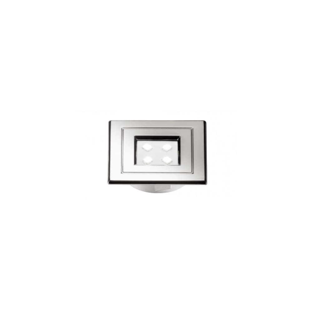 Luminaria Spot de embutir para Móveis MDF Madeira Quadrado 6000k Luz Branca Fria