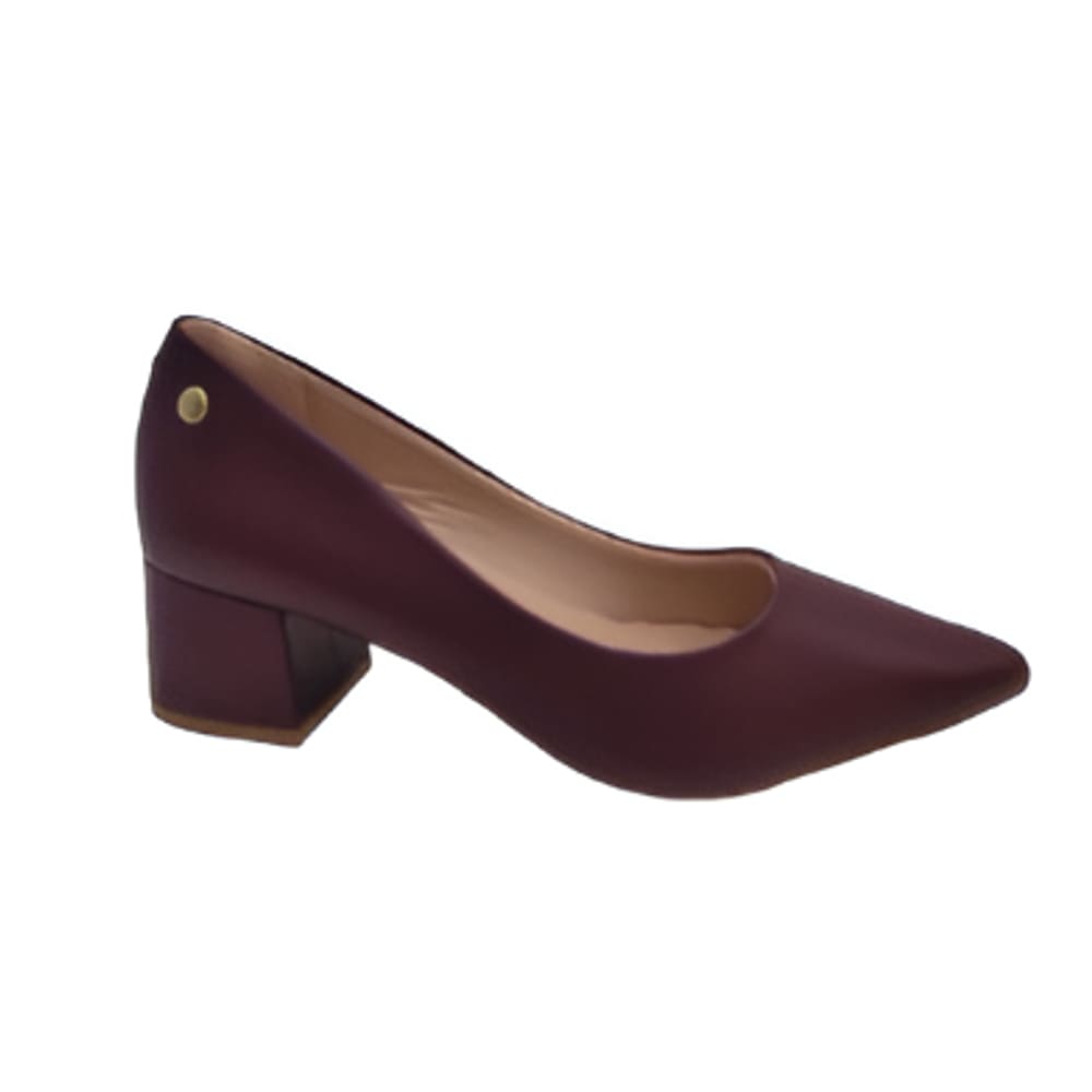 Sapato Scarpin Feminino Com Salto Bloco Offline 5304.22271