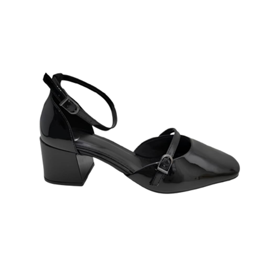 Sapato Scarpin Feminino Com Salto Bloco Offline 5700.23943