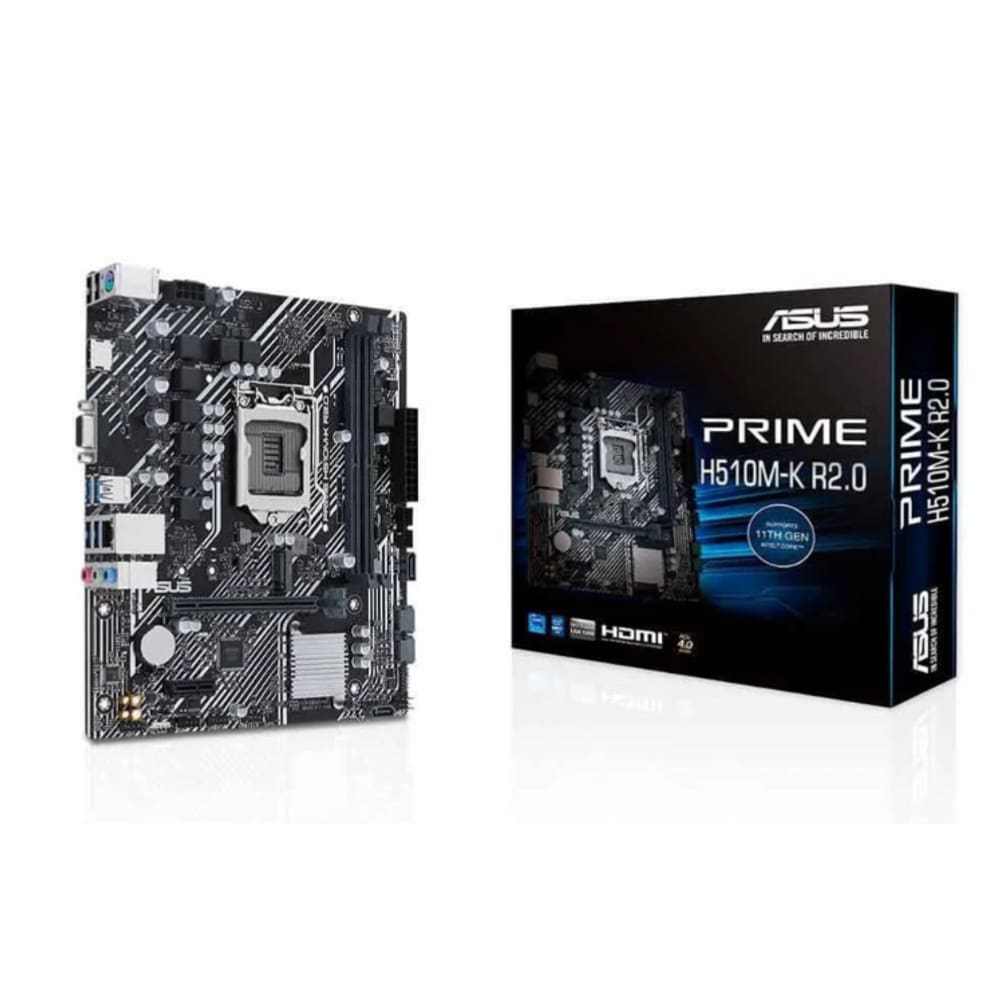 Placa Mãe Asus Prime H510m-k R2.0 Lga 1200 - 90mb1e80-m0eay0