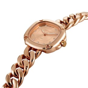 Relógio Seculus Feminino Quadrado Corrente Rose 77111LPSVRB2