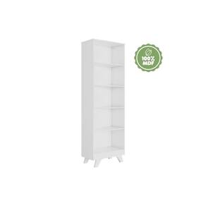 Estante Infantil 2867 c/ 4 Prateleiras Branco - Peroba