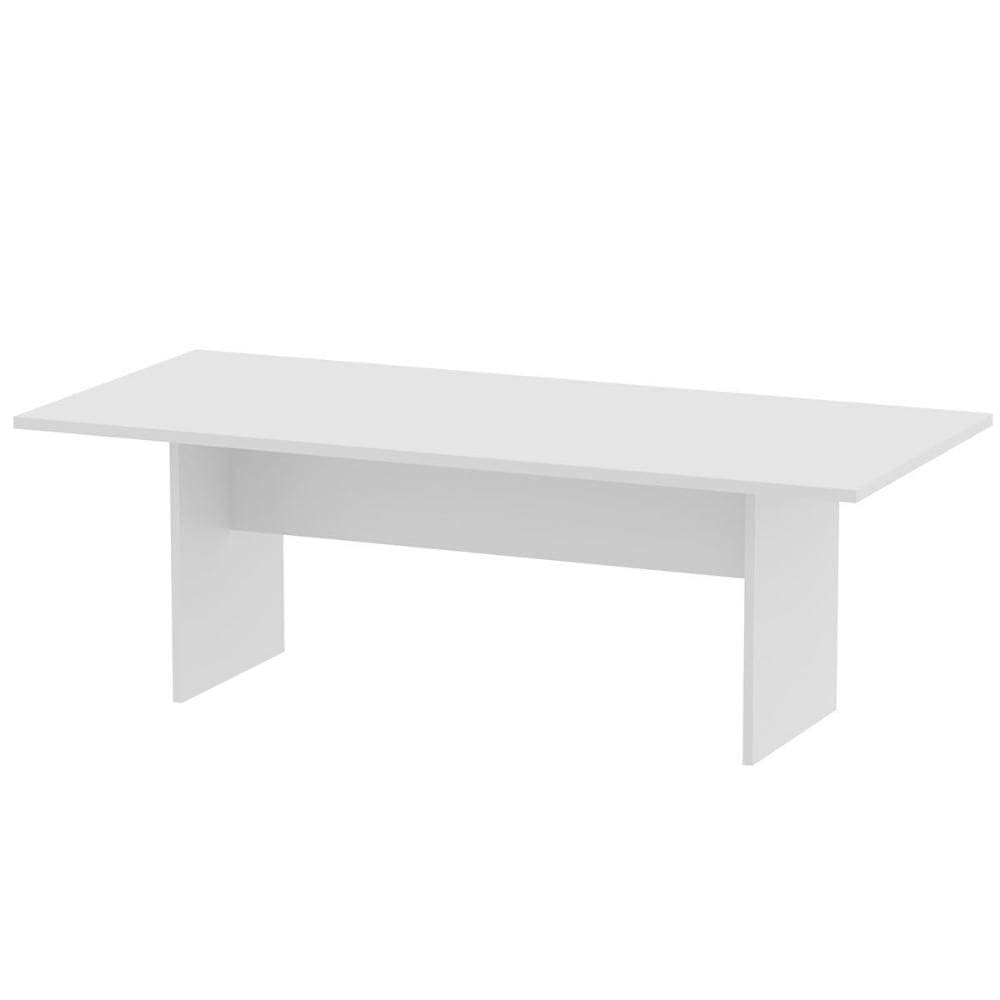 Mesa de Escritório Diretor Reunião ME4190 Branco - Tecno Mobili