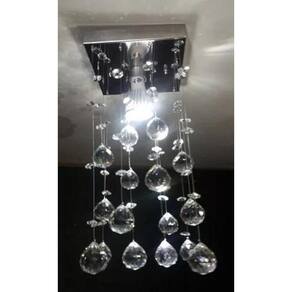 Lustre para sala, quarto, hall, sala de jantar, cozinha em Cristal K9 Base 14x14