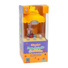 Jogo Pega Prêmio Mini Maquina Coelho Amarelo - Polibrinq