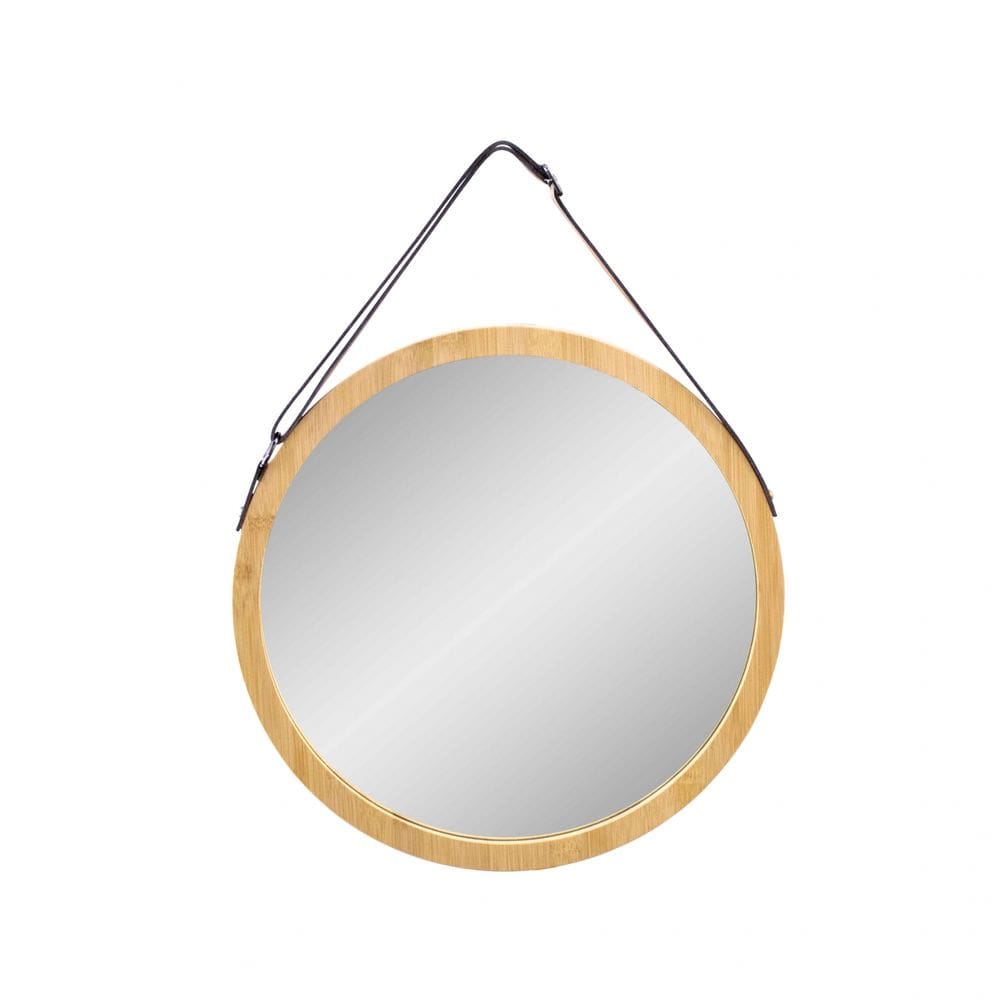 Espelho Decorativo com Moldura em Madeira 35 cm - D`Rossi