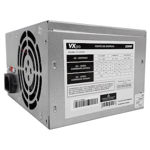Fonte 230w Atx Vxpro, Bivolt Manual, Autêntico - Vx230se