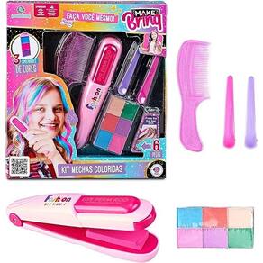 Kit Mechas Coloridas MK48 6 Peças MakeBrinq - Polibrinq