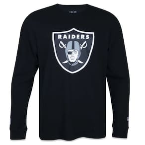 Camiseta Manga Longa New Era Masculina Nfl Las Vegas Raiders