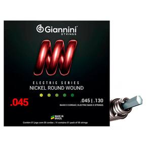 Encordoamento P/ Baixo Giannini 5C (0.45) Geebrs/5