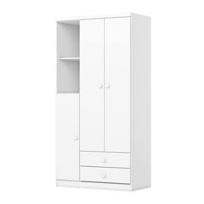 Guarda Roupa Bala de Menta 3 Portas Branco - Henn