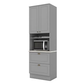 Torre Quente 01 Forno Americana Cinza/Calcare BP - Henn