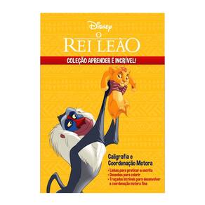 Aprender É Incrível Personagens Disney - Rei Leão Caligrafia Coordenação