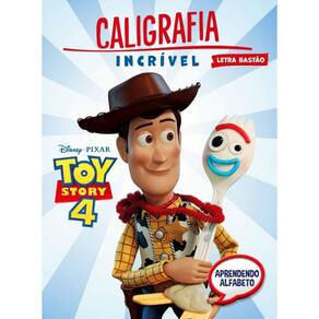 Caligrafia Incrível Personagens Disney - Bastão Aprendendo Alfabeto Toy Story 4