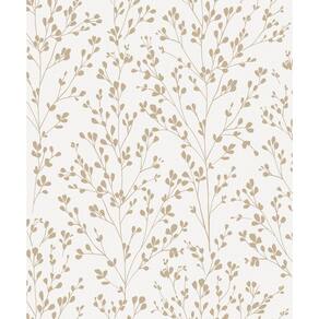 Papel de Parede Icon Folhagem Dourado A71401