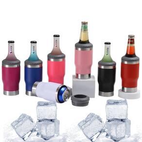 Copo Térmico Porta Long Neck lt Isolamento Vácuo Inox 2 Em 1