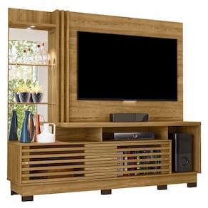 Estante Painel Para TV 60 Pol 200cm Sam Z10 Cumaru - Mpozenato