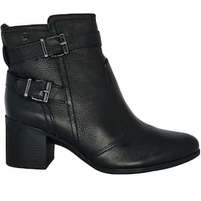 Bota Feminina Casual Dia a Dia Passeio Trabalho Bico Fino Salto Médio Cano Baixo Bottero 346915