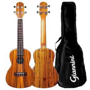 Ukulele Giannini Concert Acústico Guk-23 Zw (Zebra) C/ Bag