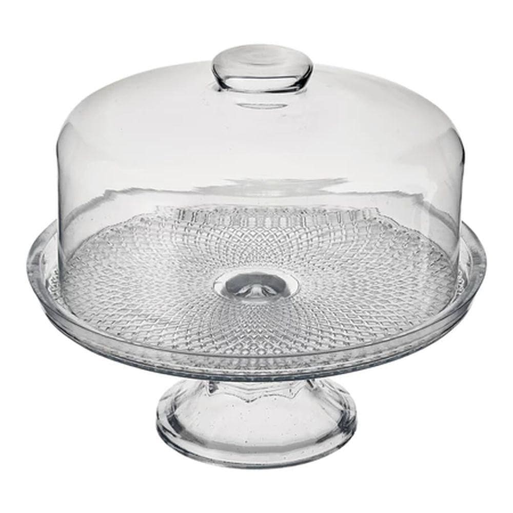 Conjunto Boleira de Vidro com Pé - Vitazza