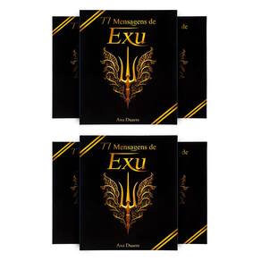 Kit com 6 Box 77 Mensagens Espirituais Diárias de Exu