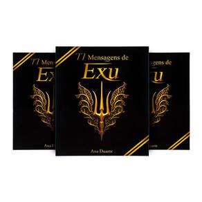 Kit com 3 Box 77 Mensagens Espirituais Diárias de Exu