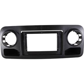 Moldura 10 polegadas expex preto fosco sprinter 2018 a 2023