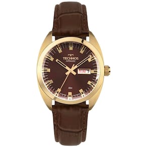 Relógio Technos Masculino Ref: 8205op/0m Automático Clássico Dourado