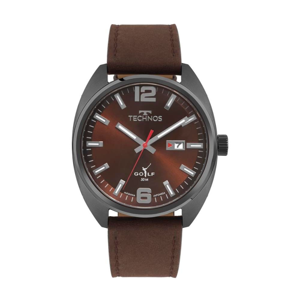 Relógio Technos Masculino Ref: 2315laq/0m Clássico Golf Black