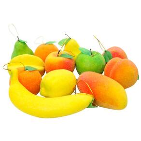 Kit Decoração Hortaliças Frutas Artificiais Isopor