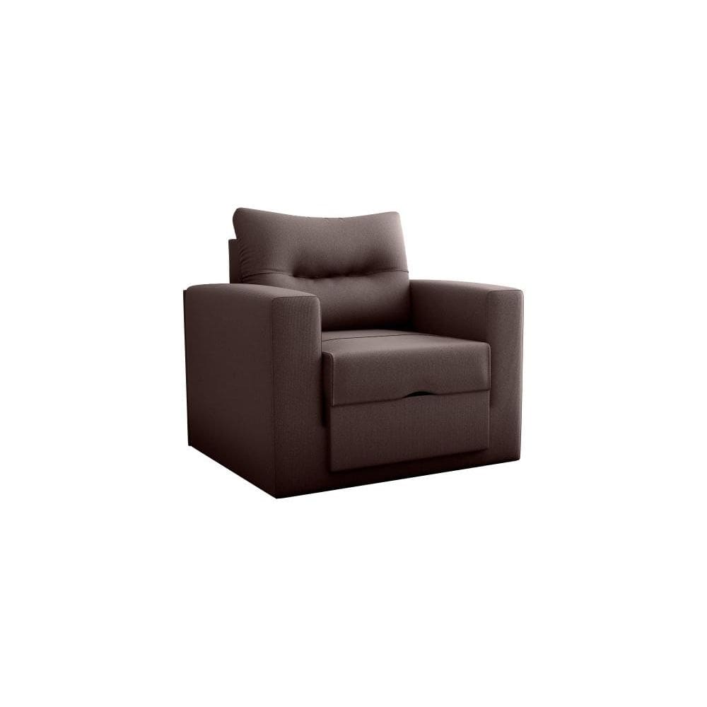 Sofá Cama 1 Lugar 90cm Marissol Marrom Matrix