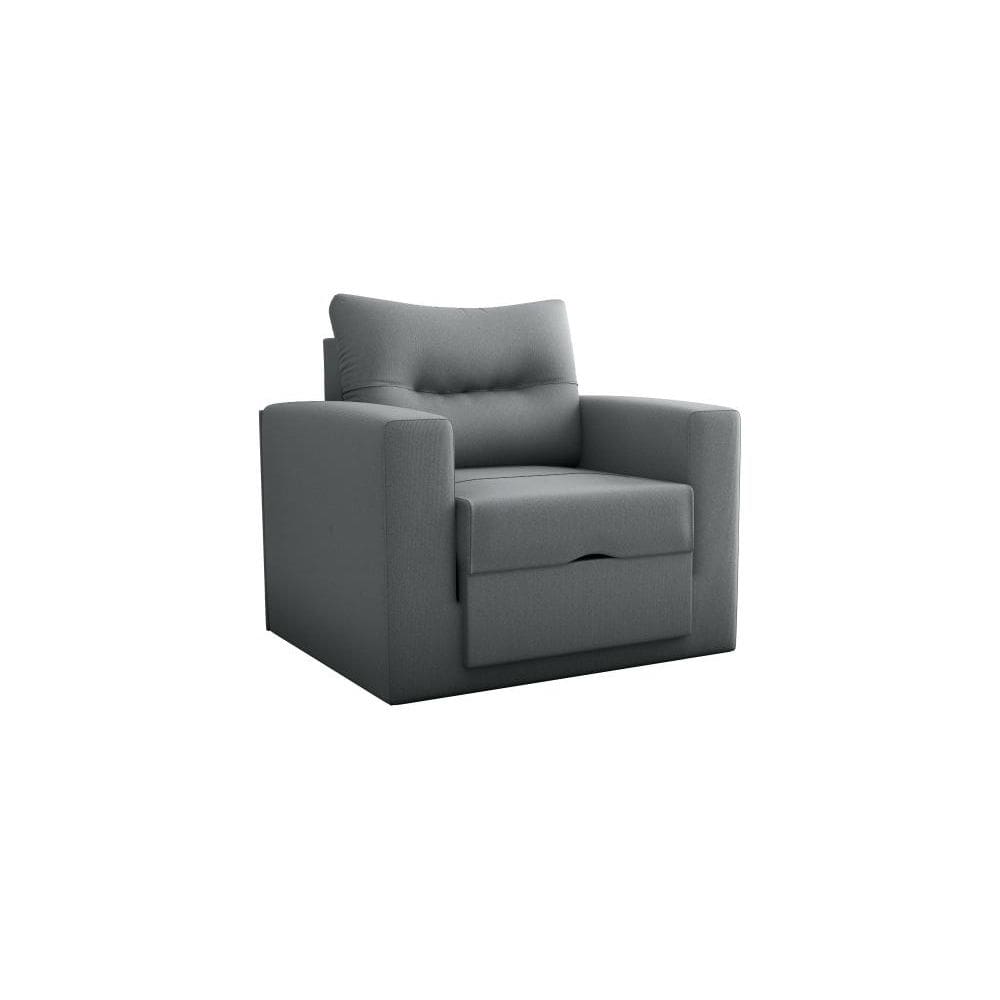 Sofá Cama 1 Lugar 90cm Marissol Cinza Matrix