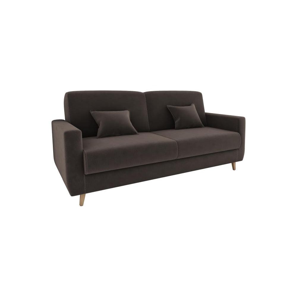 Sofá Cama Emília 2 Lugares 190cm Marrom Matrix