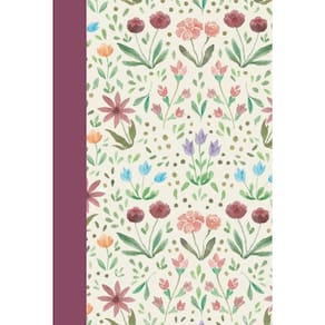 Biblia da Mulher de Fe, Nvi, Letra Grande, Tecido e Flores