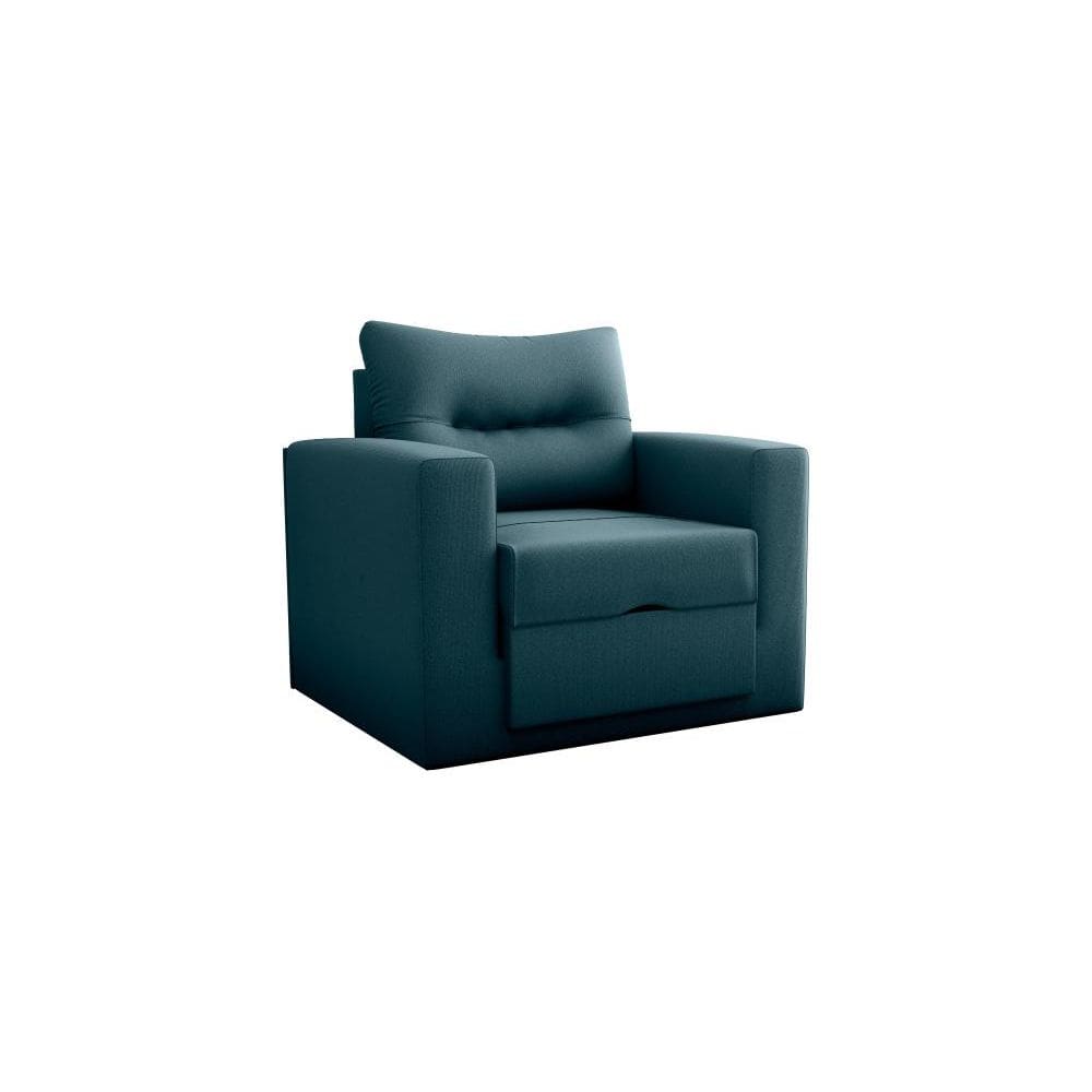 Sofá Cama 1 Lugar 90cm Marissol Petróleo Matrix