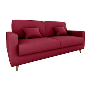 Sofá Cama Emília 2 Lugares 190cm Vinho Matrix
