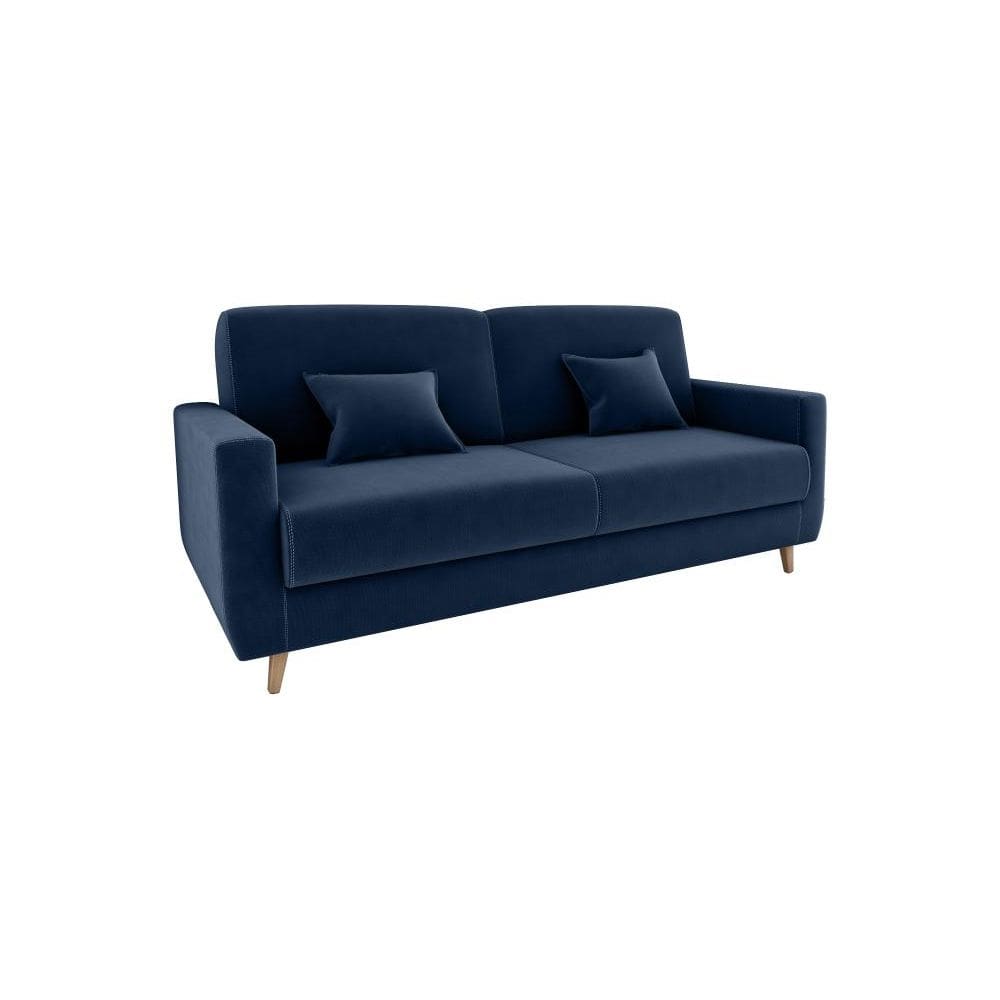 Sofá Cama Emília 2 Lugares 190cm Azul Matrix