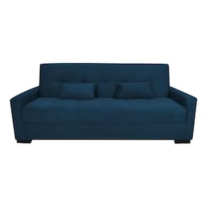 Sofá Cama Lavínia 3 Lugares 203cm Azul Matrix