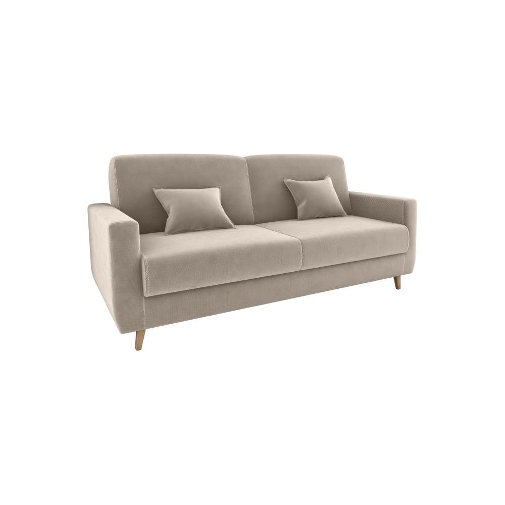 Sofá Cama Emília 2 Lugares 190cm Bege Matrix