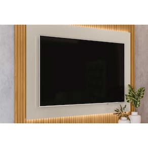 Painel Home p/ TV até 70 Pol SP 200x148cm Tauari/Gris Fosco - Linea Brasil