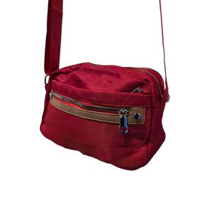 Pochete Bolsa Transversal Retangular Alça Ajustávelcor:vinho