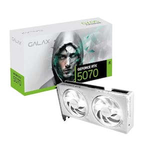 Placa de Vídeo GeForce RTX 5070 12GB GDDR7 192bits - 1-Click OC White - DLSS 4 - Galax 57NON7MDBSWH