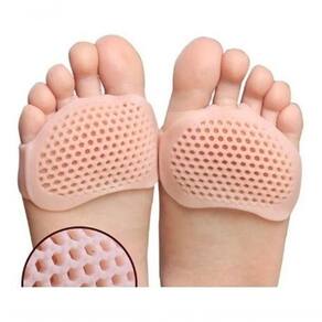 Par Palmilha E Meia Ortopédica Gel Silicone Esporão Macio